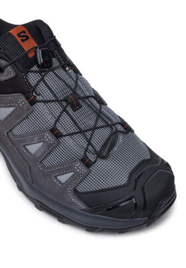 salomon - Salomon Sneakersy X Ultra 360 Leather L47571700 Szary. Kolor: szary. Materiał: materiał