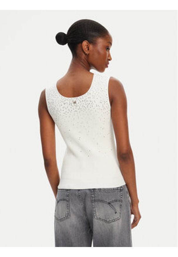 Marciano Guess Top 5RGR47 5821Z Écru Regular Fit. Materiał: wiskoza