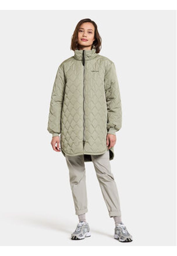 Didriksons Płaszcz zimowy Gabbi 505048 Zielony Regular Fit. Kolor: zielony. Materiał: syntetyk. Sezon: zima