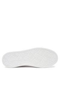 TOMMY HILFIGER - Tommy Hilfiger Sneakersy Chic Cupsole FW0FW09107 Biały. Kolor: biały. Materiał: skóra #5