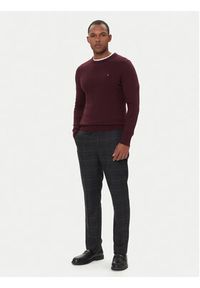 TOMMY HILFIGER - Tommy Hilfiger Chinosy Denton MW0MW40782 Szary Slim Fit. Kolor: szary. Materiał: wełna #4