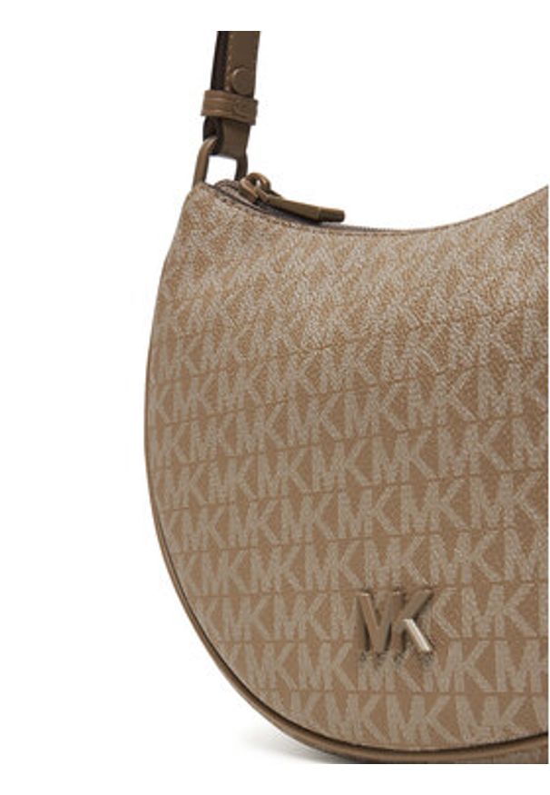 MICHAEL Michael Kors Torebka Kyla 32T5T8QU1B Beżowy. Kolor: beżowy. Materiał: skórzane