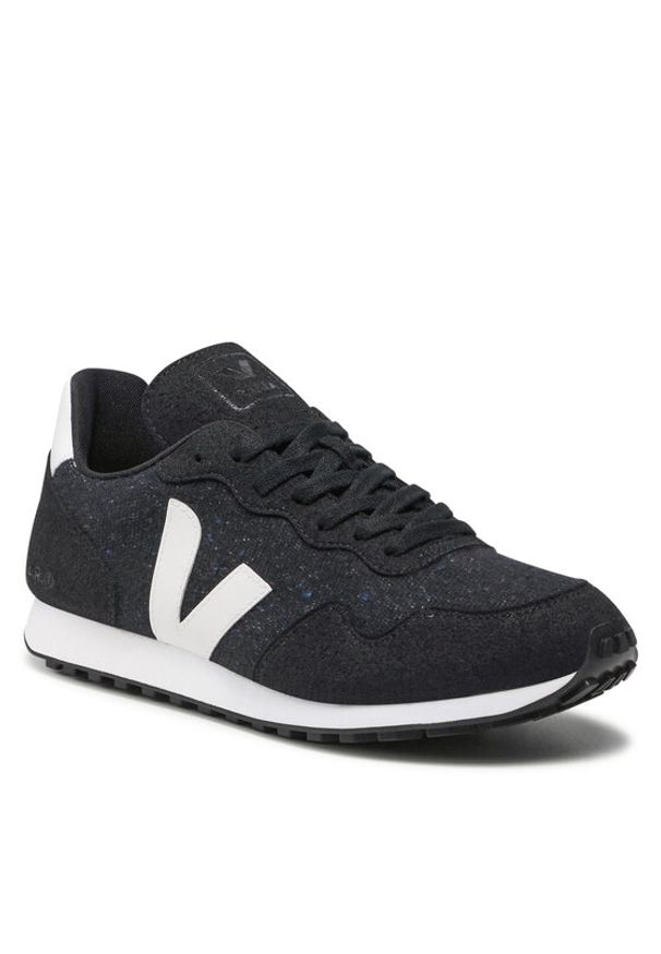 Veja Sneakersy Sdu rec Flannel RR041971B Czarny. Kolor: czarny. Materiał: materiał
