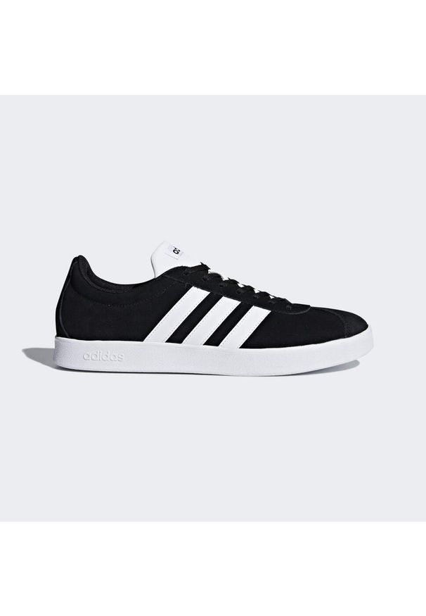 Adidas - VL Court 2.0 Shoes. Kolor: czarny, biały, wielokolorowy. Materiał: guma, zamsz, materiał