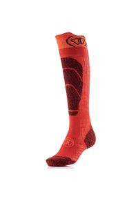SIDAS - Skarpety narciarski junior Sidas Ski Merino welna merynosowa zestaw 2 sztuk. Kolor: czerwony, wielokolorowy, pomarańczowy. Materiał: wełna, poliamid, elastan. Sport: narciarstwo #2