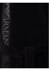 Emporio Armani Underwear Szlafrok EM002255 AF14986 UC001 Czarny. Kolor: czarny. Materiał: bawełna #3