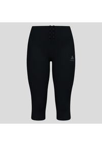 Legginsy 3/4 do biegania damskie Odlo ESSENTIAL. Kolor: czarny