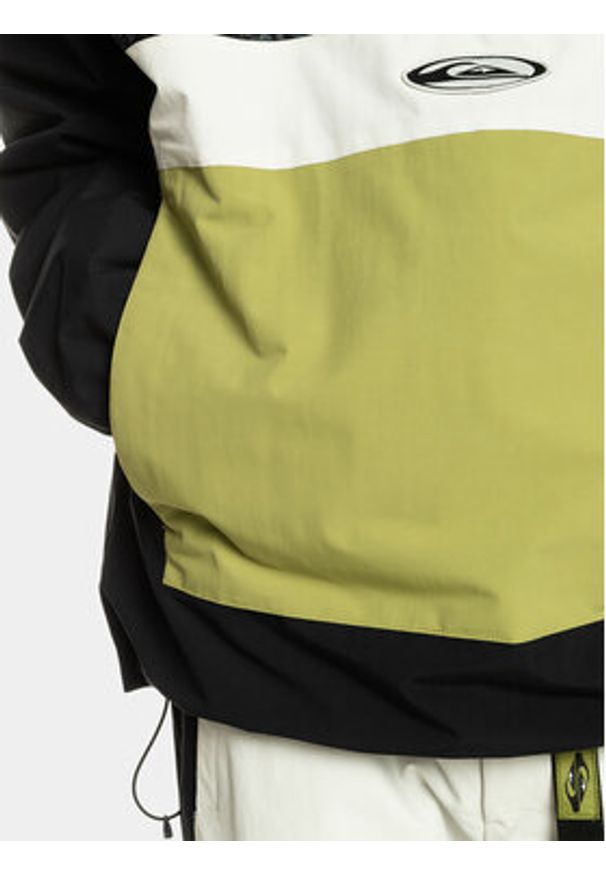 Quiksilver Kurtka anorak Steeze Jk Snjt EQYTJ03421 Czarny Regular Fit. Kolor: czarny. Materiał: syntetyk