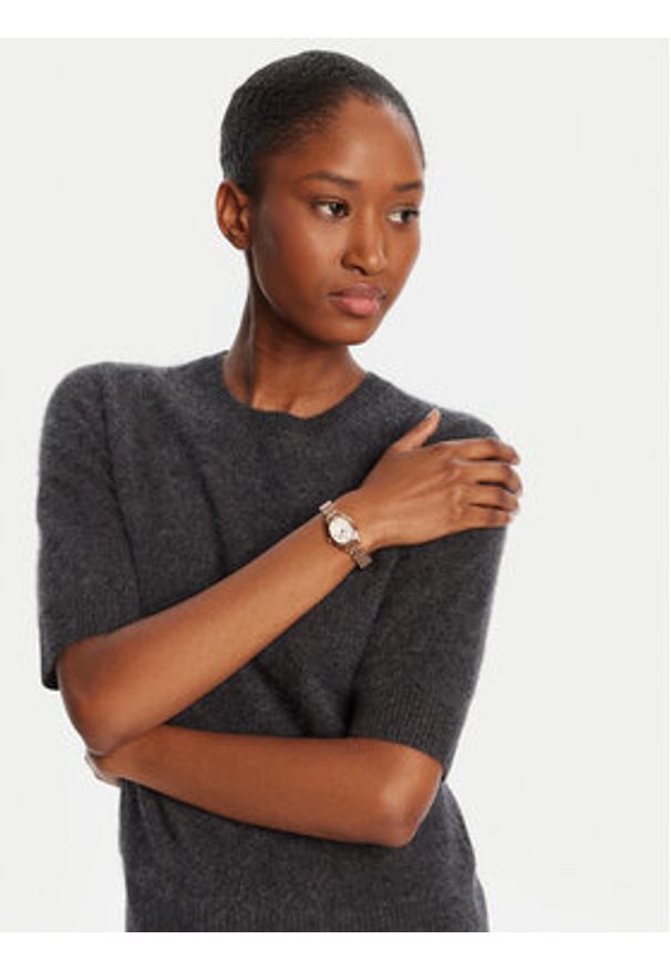 Daniel Wellington Zegarek Ophelia Mini 22 DW00100805 Różowe złoto. Kolor: złoty, różowy, wielokolorowy