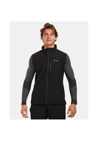 Męska kamizelka softshellowa Kilpi NOIL-M. Kolor: czarny. Sport: turystyka piesza #1