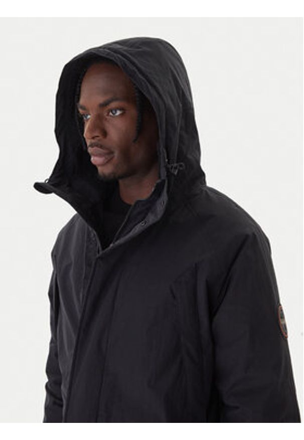 Napapijri Kurtka zimowa A-Diries NP0A88TE Czarny Regular Fit. Kolor: czarny. Materiał: syntetyk. Sezon: zima