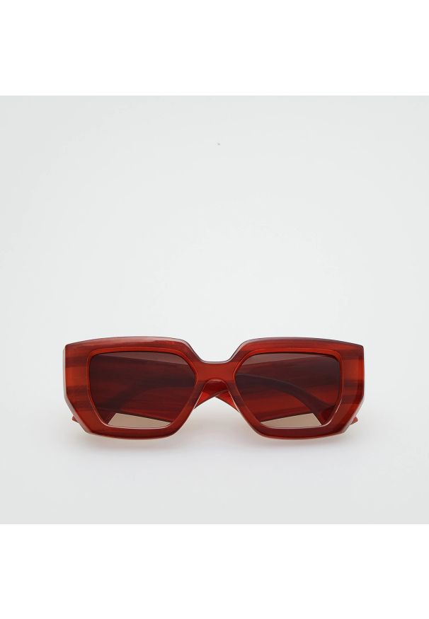 Reserved - Okulary przeciwsłoneczne - Pomarańczowy. Kolor: pomarańczowy