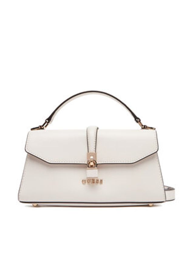 Guess Torebka Queensland HWVG96 55200 Écru. Materiał: skórzane