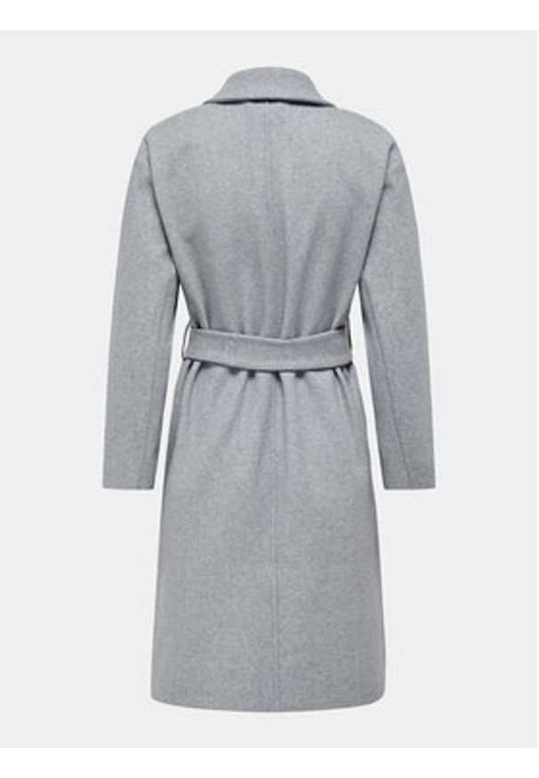 only - ONLY Płaszcz przejściowy Trillion 15285012 Szary Regular Fit. Kolor: szary. Materiał: syntetyk