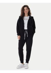 DKNY Sport Spodnie dresowe DP5P3496 Czarny Regular Fit. Kolor: czarny. Materiał: bawełna #3