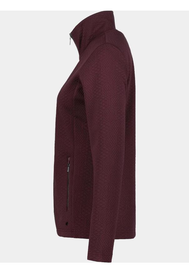 LUHTA - Sweter Damski Luhta Hallikkala. Kolor: fioletowy. Materiał: polar. Sezon: zima. Sport: turystyka piesza