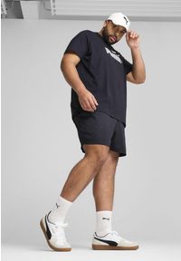 Puma - Męska koszulka Essentials z logo No. 1 PUMA New Navy Blue. Kolor: niebieski. Materiał: guma. Wzór: nadruk