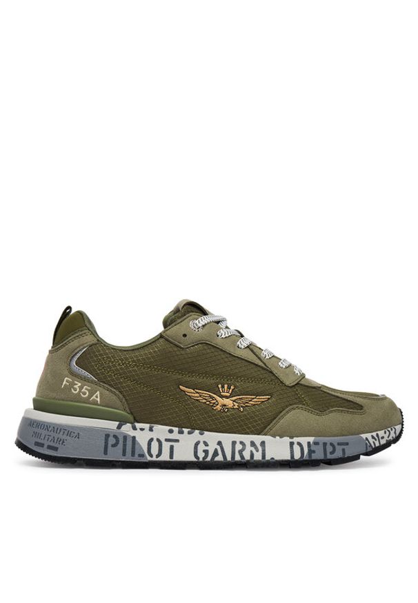 Aeronautica Militare Sneakersy 261SC0276UCT04327 Zielony. Kolor: zielony. Materiał: materiał