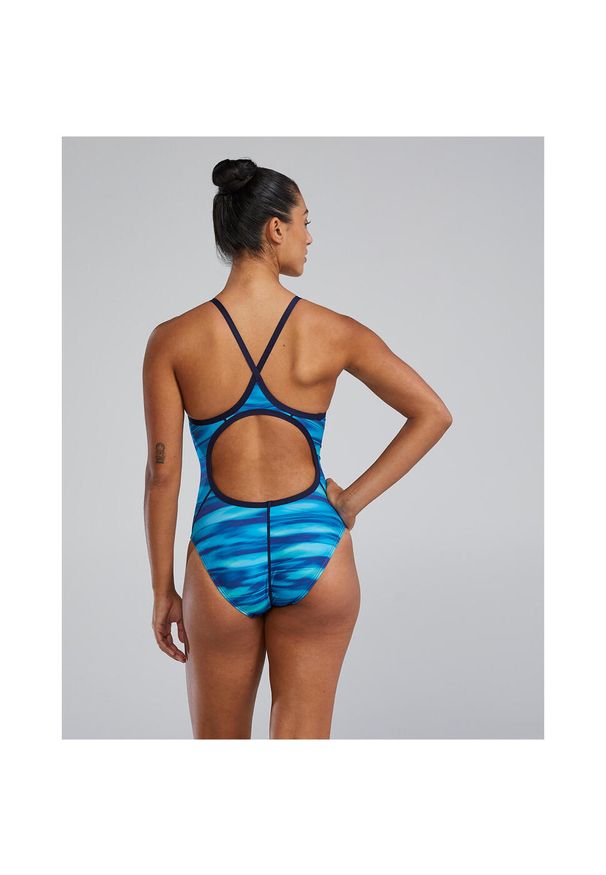 Strój pływacki damski TYR Diamondfit Swimsuit - Technowave. Kolor: niebieski