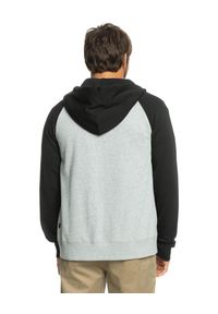 Quiksilver - Bluza na zamek dla Mężczyzn EVERYDAY Szary. Typ kołnierza: kaptur. Kolor: szary. Materiał: materiał, poliester, bawełna. Długość rękawa: długi rękaw. Długość: długie