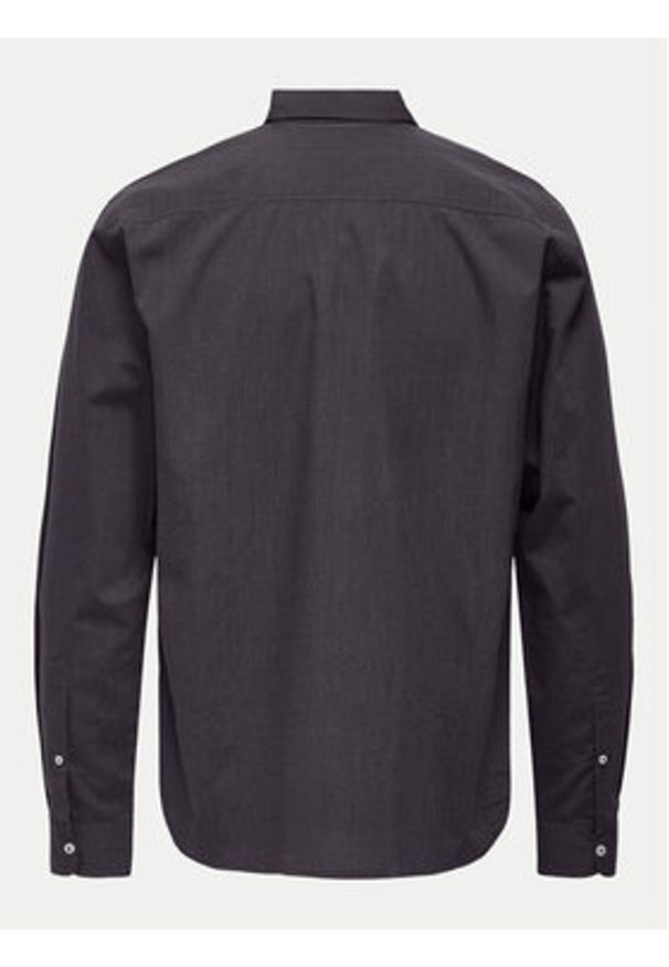 Only & Sons Koszula Pete 22033255 Granatowy Regular Fit. Kolor: niebieski. Materiał: bawełna