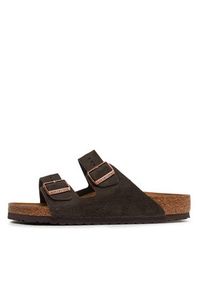 Birkenstock Klapki Arizona Bs 0951311 Brązowy. Kolor: brązowy. Materiał: skóra, zamsz #3