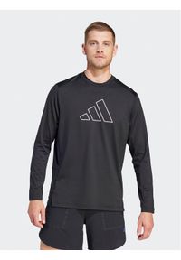 Adidas - adidas Koszulka techniczna Train Icons Small Logo Training IN9806 Czarny Regular Fit. Kolor: czarny. Materiał: syntetyk #1