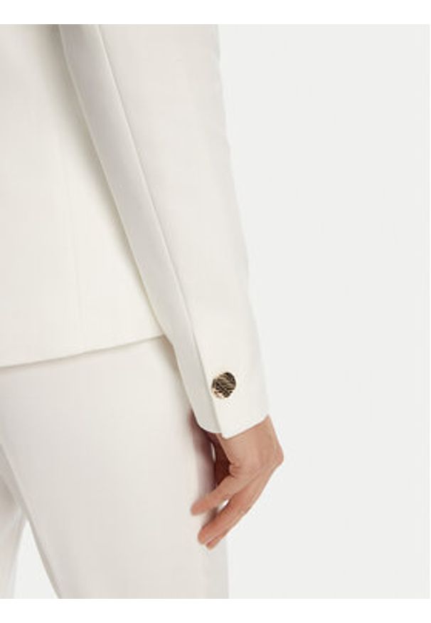 Morgan Marynarka 251-VPKY.F Biały Slim Fit. Kolor: biały. Materiał: syntetyk