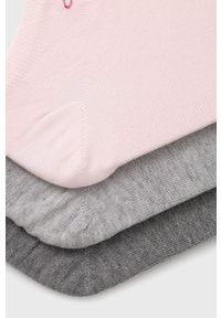 Calvin Klein Skarpetki (3-pack) damskie kolor różowy. Kolor: różowy