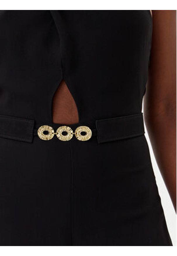 SIMONA CORSELLINI - Simona Corsellini Kombinezon P25CPTU00501 Czarny Regular Fit. Kolor: czarny. Materiał: wiskoza