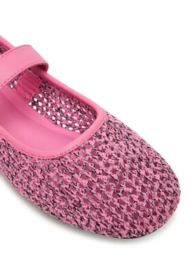 Tommy Jeans Baleriny Tjw Knitted Ballerina EN0EN03030 Różowy. Kolor: różowy. Materiał: materiał