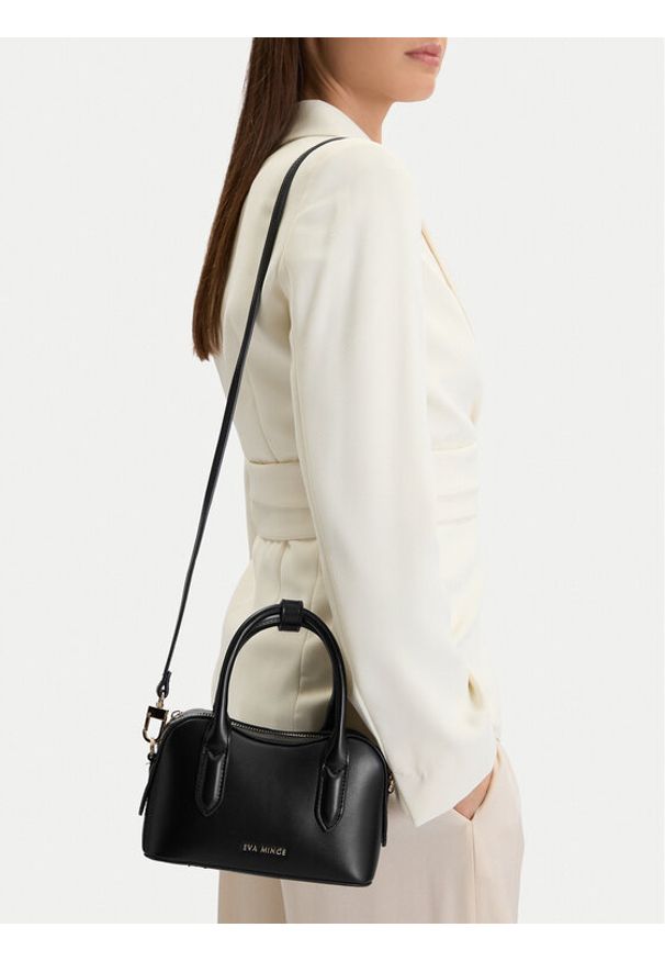 Eva Minge Torebka EO-ANAIS-LDA-8634 Czarny. Kolor: czarny. Materiał: skórzane