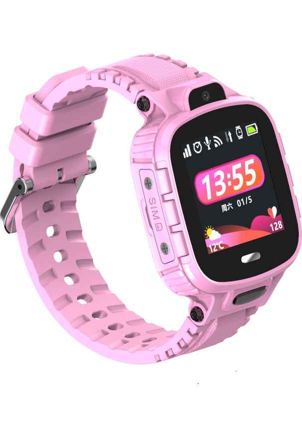 CALMEAN - Smartwatch Calmean Active Różowy. Rodzaj zegarka: smartwatch. Kolor: różowy