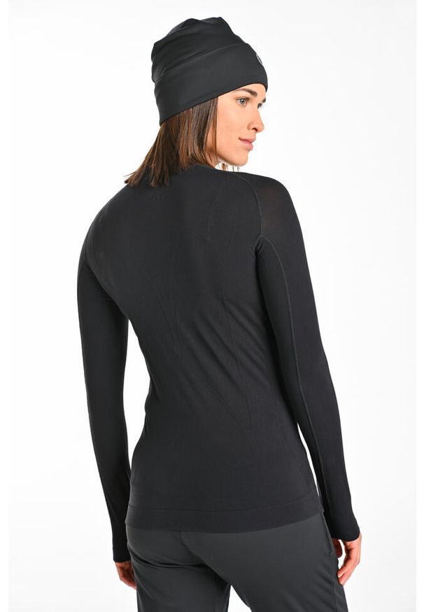 NESSI SPORTSWEAR - Longsleeve termoaktywny sportowy damski Nessi Sportswear Ultra. Kolor: czarny. Długość rękawa: długi rękaw