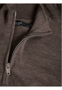 Matinique Sweter Mason 30207103 Brązowy Regular Fit. Kolor: brązowy. Materiał: wełna #4