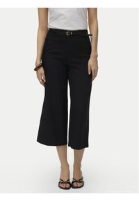 Vero Moda Kuloty Elma 10339926 Czarny Wide Leg. Kolor: czarny. Materiał: syntetyk #1