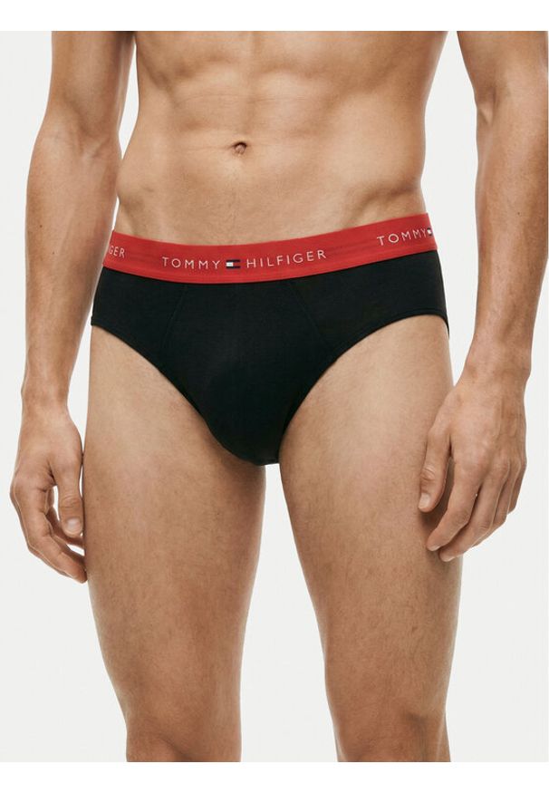 TOMMY HILFIGER - Tommy Hilfiger Komplet slipów UM0UM03876 Czarny. Kolor: czarny. Materiał: bawełna