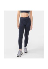 Legginsy Carpatree Marble Story bezszwowe czarne. Kolor: czarny. Materiał: materiał