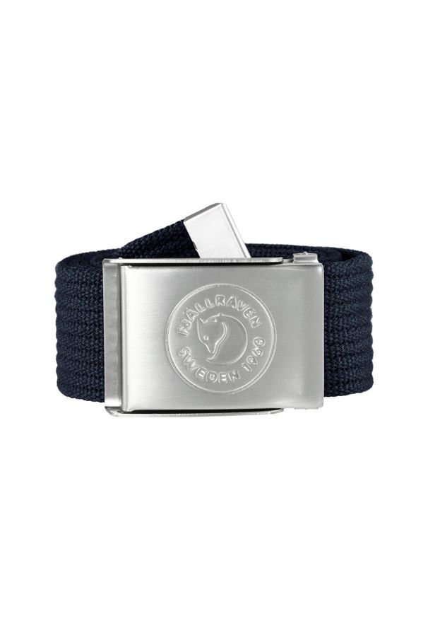Pasek do spodni Fjällräven 1960 Logo Belt. Kolor: niebieski. Sezon: lato. Sport: turystyka piesza