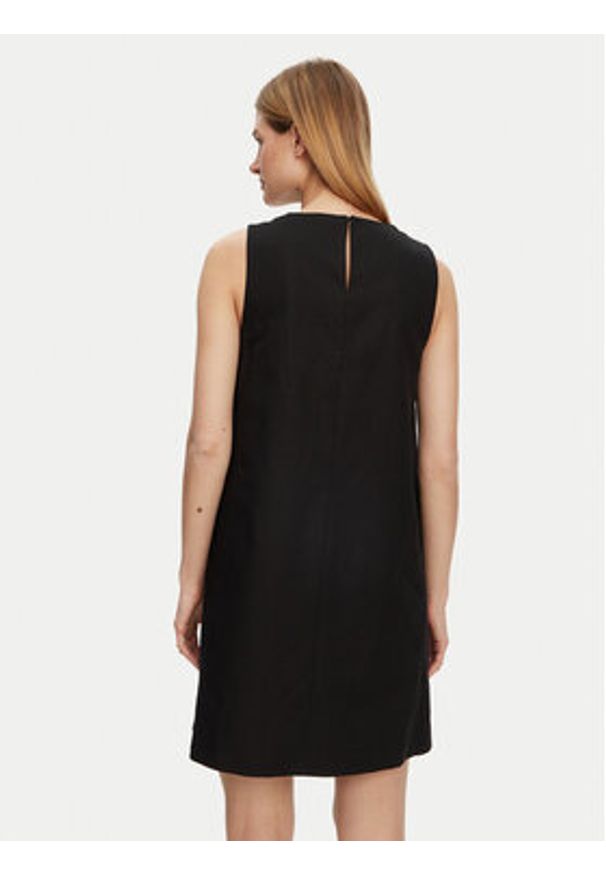 Weekend Max Mara Sukienka codzienna Racer 2515221102 Czarny Regular Fit. Okazja: na co dzień. Kolor: czarny. Materiał: bawełna. Typ sukienki: proste. Styl: casual