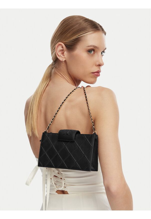 Tory Burch Torebka Fleming Mini Chain Wallet 167250 Czarny. Kolor: czarny. Materiał: skórzane
