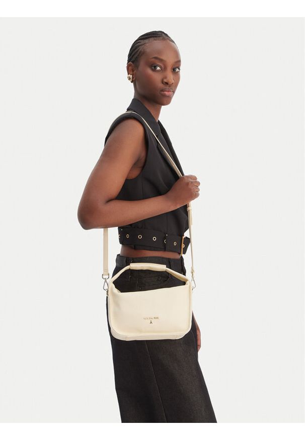 Patrizia Pepe Torebka 8B0316/L177-W405 Écru. Materiał: skórzane