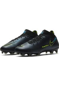 Buty piłkarskie Nike Phantom Gt Elite Dynamic Fit Fg M CW6589-090 czarny metal czarne. Nosek buta: otwarty. Zapięcie: sznurówki. Kolor: czarny. Materiał: syntetyk. Szerokość cholewki: normalna. Sport: piłka nożna