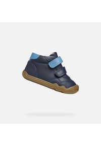 Geox - Buty GEOX B STEPPIEUP BOY Niebieski. Okazja: na co dzień. Kolor: niebieski. Materiał: skóra