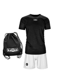 KEEZA - Wyprawka szkolna - Koszulka, spodenki, worek.. Kolor: czarny. Sport: piłka nożna