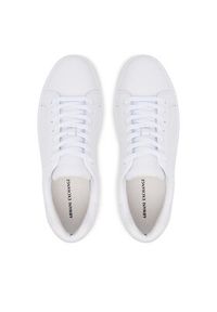 Armani Exchange Sneakersy XW000295 AF11912 U0002 Biały. Kolor: biały. Materiał: skóra