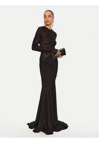 Elisabetta Franchi Sukienka wieczorowa Red Carpet AB65947E2 Czarny Slim Fit. Kolor: czarny. Materiał: syntetyk. Styl: wizytowy #4