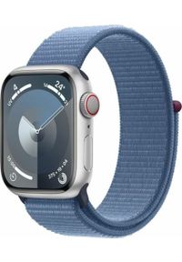 APPLE - Smartwatch Apple Smartwatch Apple Series 9 Niebieski Srebrzysty 45 mm. Rodzaj zegarka: smartwatch. Kolor: niebieski