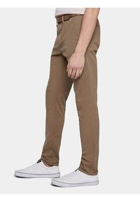 Tom Tailor Denim Chinosy 1008253 Beżowy Slim Fit. Kolor: beżowy. Materiał: bawełna #3