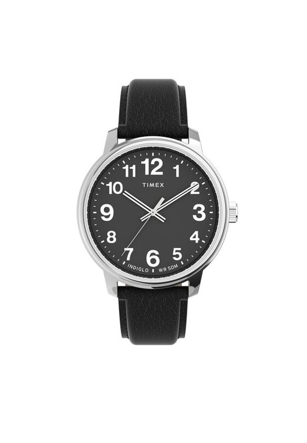 Timex Zegarek Easy Reader TW2V21400 Czarny. Kolor: czarny